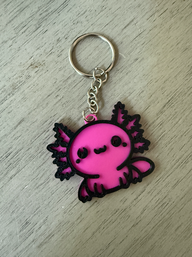 Axolotl Key chain 